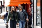 Amsterdam 7 september 2017 
Ruud Gullit met zijn vriendin Karin de Rooy op de pc hooftstraat
