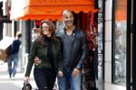 Amsterdam 7 september 2017 
Ruud Gullit met zijn vriendin Karin de Rooy op de pc hooftstraat
