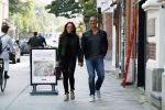 Amsterdam 7 september 2017 
Ruud Gullit met zijn vriendin Karin de Rooy op de pc hooftstraat