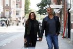 Amsterdam 7 september 2017 
Ruud Gullit met zijn vriendin Karin de Rooy op de pc hooftstraat