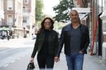 Amsterdam 7 september 2017 
Ruud Gullit met zijn vriendin Karin de Rooy op de pc hooftstraat