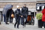 Amsterdam 16 september 2017 
Sallie Harmsen met vriend in amsterdam