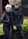Amsterdam 16 september 2017 
Sallie Harmsen met vriend in amsterdam