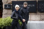 Amsterdam 16 september 2017 
Sallie Harmsen met vriend in amsterdam