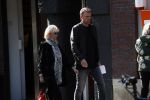 Amsterdam 15 september 2017 
Sheila de Vries met zoon op straat in amsterdam zuid