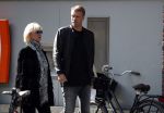 Amsterdam 15 september 2017 
Sheila de Vries met zoon op straat in amsterdam zuid