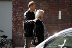 Amsterdam 15 september 2017 
Sheila de Vries met zoon op straat in amsterdam zuid