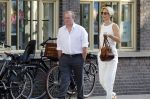 Leiden 2 juli 2017 
Jochem Myjer en zijn vriendin Marloes Novan vieren de 40e verjaardag van Jochem met familie en vrienden. Sjimmy Bruijninckx met man
