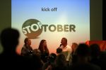 Amsterdam 8 september 2017
Presentatie 3 ambassadeurs die dit jaar gaan stoppen met roken met Stoptober, namelijk zanger Nielson, zakenvrouw Olcay Gulsen en radio-DJ Koen Hansen in Vondel CS