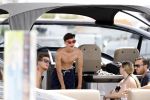 ibiza 15 augustus 2017
Jos Verstappen neemt zijn nieuwe vriendin de braziliaanse Amanda Sodre mee varen op een Wajer Yacht/boot . Zijn zoon Max en dochter Victoria Verstappen zijn er ook bij. Max heeft meerdere vrienden bij waaronder Mark Cox Dave Blom en Sander de Jonge.