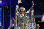 Amsterdam 6 augustus 2017 
Willeke Alberti en Candy Dulfer treden op ter afsluiting van de Gay parade op de dam.