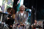Amsterdam 6 augustus 2017 
Willeke Alberti en Candy Dulfer treden op ter afsluiting van de Gay parade op de dam.