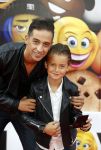 Amsterdam 2 augustus 2017  
Premiere emoji de film in pathe arena. Yesser met zoon
Yes-R