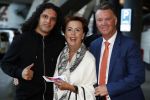 Amsterdam 6 mei 2018
Nederland-Peru 2-1 . Afscheidswedstrijd Wesley Sneijder . Zijn vrouw Yolanthe Sneijder Cabau en zoons Jessey en Xess Xava zijn natuurlijk aanwezig. Ali B met Louis en Truus v Gaal