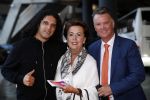 Amsterdam 6 mei 2018
Nederland-Peru 2-1 . Afscheidswedstrijd Wesley Sneijder . Zijn vrouw Yolanthe Sneijder Cabau en zoons Jessey en Xess Xava zijn natuurlijk aanwezig. Ali B met Louis en Truus v Gaal