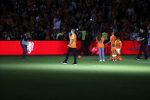 Amsterdam 6 mei 2018
Nederland-Peru 2-1 . Afscheidswedstrijd Wesley Sneijder . Zijn vrouw Yolanthe Sneijder Cabau en zoons Jessey en Xess Xava zijn natuurlijk aanwezig. Andre Hazes zong voor Wesley
