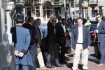 Amsterdam 29 september 2018
Barrack Obama verlaat het amstel hotel . Hij had ongeveer 10 man beveiliging bij zich.