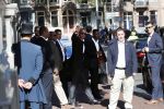 Amsterdam 29 september 2018
Barrack Obama verlaat het amstel hotel . Hij had ongeveer 10 man beveiliging bij zich.