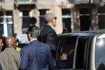 Amsterdam 29 september 2018
Barrack Obama verlaat het amstel hotel . Hij had ongeveer 10 man beveiliging bij zich.