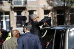 Amsterdam 29 september 2018
Barrack Obama verlaat het amstel hotel . Hij had ongeveer 10 man beveiliging bij zich.
