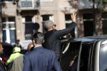 Amsterdam 29 september 2018
Barrack Obama verlaat het amstel hotel . Hij had ongeveer 10 man beveiliging bij zich.