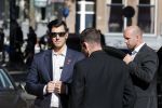 Amsterdam 29 september 2018
Barrack Obama verlaat het amstel hotel . Hij had ongeveer 10 man beveiliging bij zich.