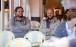 Amsterdam 29 augustus 2018
Diederek Jekel met John Karthaus op terras