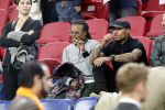 Amsterdam 6 mei 2018
Nederland-Peru 2-1 . Afscheidswedstrijd Wesley Sneijder . Zijn vrouw Yolanthe Sneijder Cabau en zoons Jessey en Xess Xava zijn natuurlijk aanwezig. Edgar Davids en Nigel de Jong