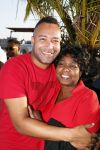 Amsterdam 2 september 2018
Presentatie ondergoedlijn  Iamtoro van Everon Jackson en zijn compagnons Mark v Eck en Roland Ykel. Everon met zijn moeder