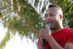 Amsterdam 2 september 2018
Presentatie ondergoedlijn  Iamtoro van Everon Jackson en zijn compagnons Mark v Eck en Roland Ykel.