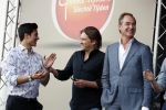 Hilversum 30 augustus 2018
Eerste aflevering GTST (goede tijden slechte tijden) in de bioscoop in Hilversum. Ferry Somogyi