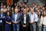 Hilversum 28 augustus 2018
Najaarspresentatie NPO op het mediapark.
Frans Klein en Jort Kelder Andre v Duin en Dionne de Graaff