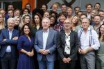 Hilversum 28 augustus 2018
Najaarspresentatie NPO op het mediapark.
Frans Klein en Jort Kelder Andre v Duin en Dionne de Graaff