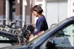 Amsterdam 27 augustus 2018
Georgina Verbaan met dochter boodschappen aan het doen.