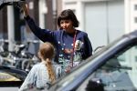 Amsterdam 27 augustus 2018
Georgina Verbaan met dochter boodschappen aan het doen.