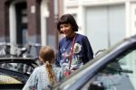 Amsterdam 27 augustus 2018
Georgina Verbaan met dochter boodschappen aan het doen.