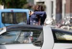 Amsterdam 27 augustus 2018
Georgina Verbaan met dochter boodschappen aan het doen.