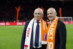 Amsterdam 6 mei 2018
Nederland-Peru 2-1 . Afscheidswedstrijd Wesley Sneijder . Zijn vrouw Yolanthe Sneijder Cabau en zoons Jessey en Xess Xava zijn natuurlijk aanwezig. Michael v Praag en Gianni Infantino