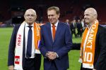 Amsterdam 6 mei 2018
Nederland-Peru 2-1 . Afscheidswedstrijd Wesley Sneijder . Zijn vrouw Yolanthe Sneijder Cabau en zoons Jessey en Xess Xava zijn natuurlijk aanwezig. Gianni Infantino en Michael v Praag