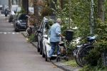 Amsterdam 4 september 2018
Hans v d Togt woont weer op zijn woonboot/woonark in Amsterdam en gaat boodschappen doen.