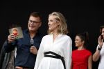 Hilversum 30 augustus 2018
Eerste aflevering GTST (goede tijden slechte tijden) in de bioscoop in Hilversum. Jette v d Meij