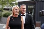 Hilversum 3 september 2018
Telegraaf voetballer van het jaar in studio 21. John v d Brom met zijn vrouw