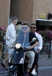 Amsterdam 3 augustus 2018
Leco v Zadelhoff en zijn partner Carlos Alberto 2 keer op 1 dag op hun vespa scooter.
