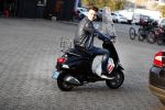 Amsterdam 2 september 2018
Levi v Kempen op zijn scooter.