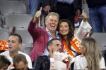 Amsterdam 6 mei 2018
Nederland-Peru 2-1 . Afscheidswedstrijd Wesley Sneijder . Zijn vrouw Yolanthe Sneijder Cabau en zoons Jessey en Xess Xava zijn natuurlijk aanwezig. Marcel Boekhoorn met zijn vriendin Rebecca Cabau.