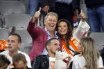 Amsterdam 6 mei 2018
Nederland-Peru 2-1 . Afscheidswedstrijd Wesley Sneijder . Zijn vrouw Yolanthe Sneijder Cabau en zoons Jessey en Xess Xava zijn natuurlijk aanwezig. Marcel Boekhoorn met zijn vriendin Rebecca Cabau.