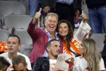 Amsterdam 6 mei 2018
Nederland-Peru 2-1 . Afscheidswedstrijd Wesley Sneijder . Zijn vrouw Yolanthe Sneijder Cabau en zoons Jessey en Xess Xava zijn natuurlijk aanwezig. Marcel Boekhoorn met zijn vriendin Rebecca Cabau.