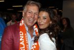 Amsterdam 6 mei 2018
Nederland-Peru 2-1 . Afscheidswedstrijd Wesley Sneijder . Zijn vrouw Yolanthe Sneijder Cabau en zoons Jessey en Xess Xava zijn natuurlijk aanwezig. Marcel Boekhoorn met zijn vriendin Rebecca Cabau.