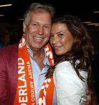 Amsterdam 6 mei 2018
Nederland-Peru 2-1 . Afscheidswedstrijd Wesley Sneijder . Zijn vrouw Yolanthe Sneijder Cabau en zoons Jessey en Xess Xava zijn natuurlijk aanwezig. Marcel Boekhoorn met zijn vriendin Rebecca Cabau.
