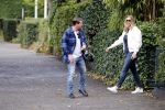 Amsterdam 25 augustus 2018
Martijn Krabbe gaat met zijn zoon achilles en zijn nieuwe vriendin Deborah Wietzes boodschappen doen.